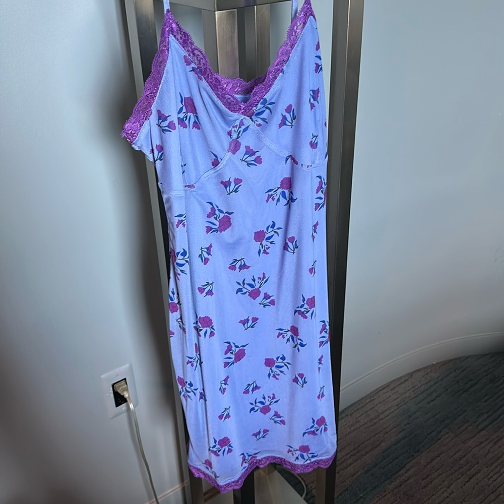 Purple slip sundress